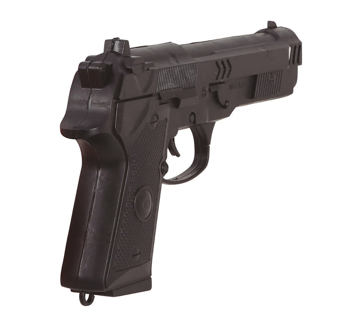 Pistolet czarny 24 cm