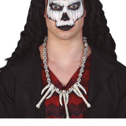 Naszyjnik na Halloween Jaskiniowiec