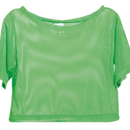 Fishnet T/shirt Neon Green Short L