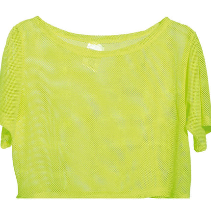Fishnet T/shirt Neon Yellow Short L