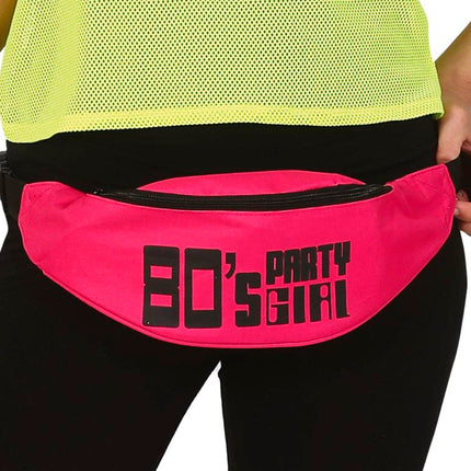 Różowa torba na biodra 80'S Party Girl