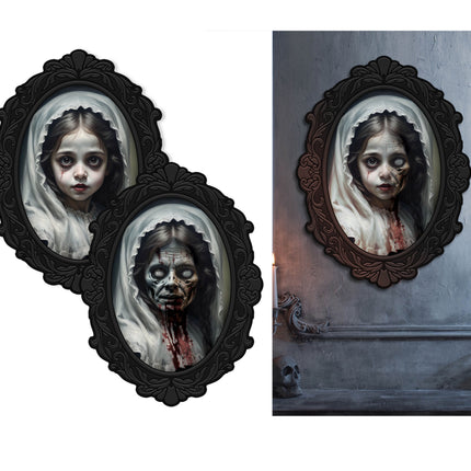 Plakat na Halloween – dziewczynki, 40 cm