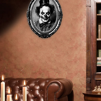 Naklejka ścienna na Halloween Horror Clown 30 cm