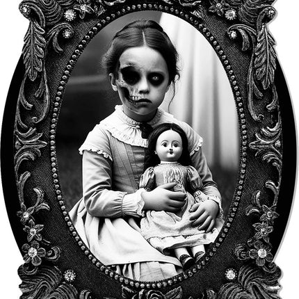 Naklejka ścienna Halloween Horror Doll 30 cm