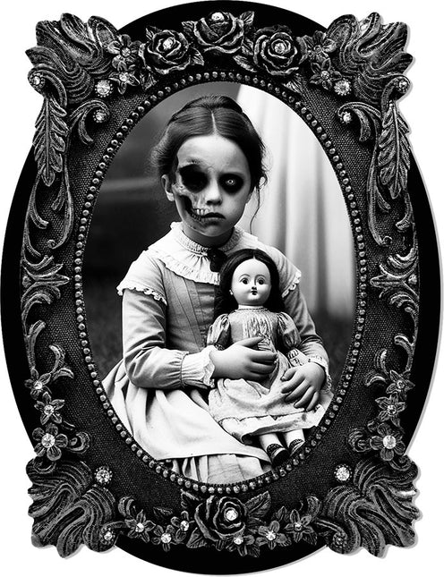 Naklejka ścienna Halloween Horror Doll 30 cm