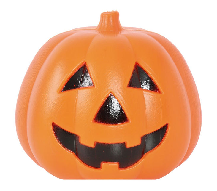 Halloweenowa dynia ze światełkiem 15 cm