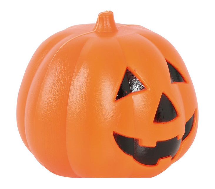 Halloweenowa dynia ze światełkiem 15 cm