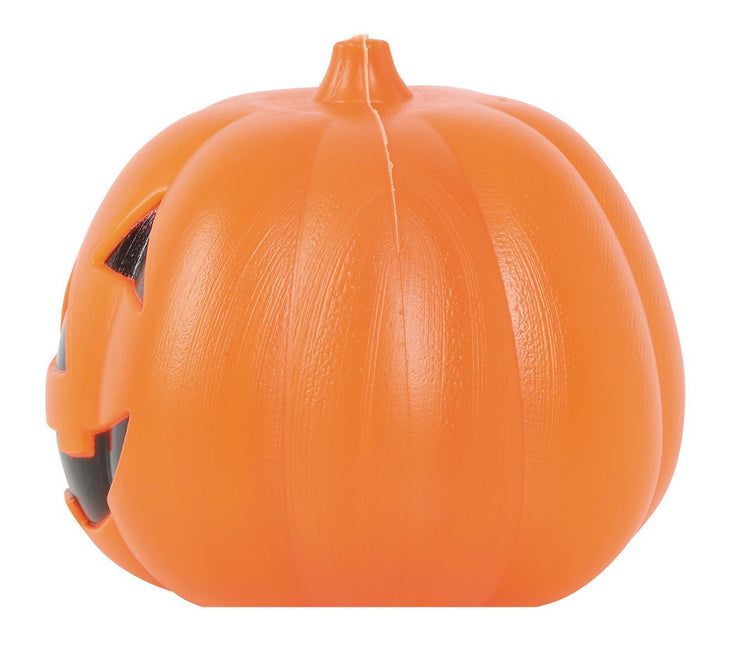 Halloweenowa dynia ze światełkiem 15 cm