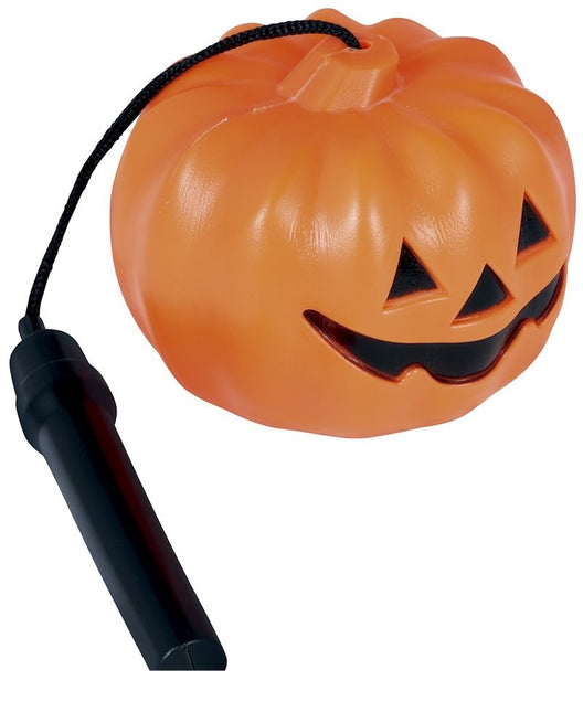 Halloweenowa latarnia dyniowa ze światłem 10 cm