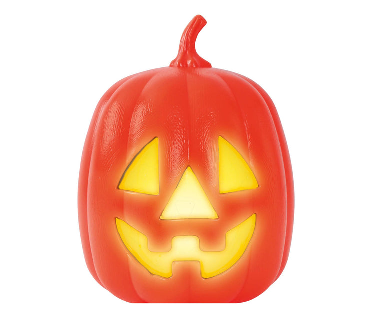 Halloweenowa dynia ze światłem 27 cm