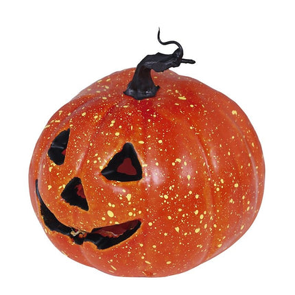 Halloweenowa dynia ze światełkiem 11 cm