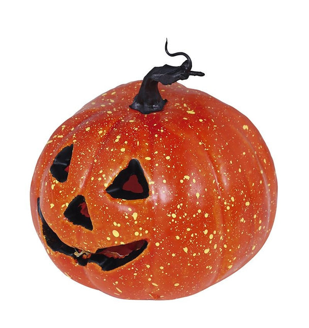 Halloweenowa dynia ze światełkiem 11 cm