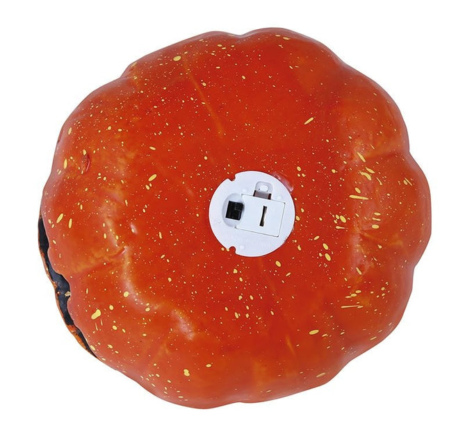 Halloweenowa dynia ze światełkiem 11 cm