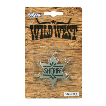 Metalowa plakietka „Sheriff”