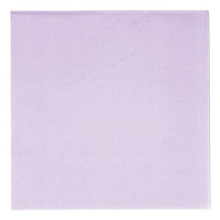 20 servetten 3 - laags 33x33cm paars van Riethmueller koop je bij Partywinkel