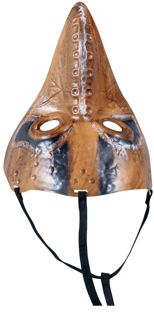 Brązowa maska na Halloween