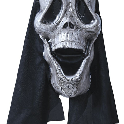 Czarno-biała maska na Halloween Duch
