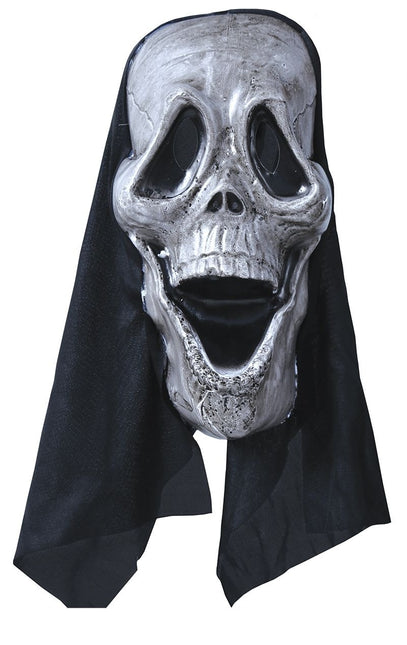 Czarno-biała maska na Halloween Duch