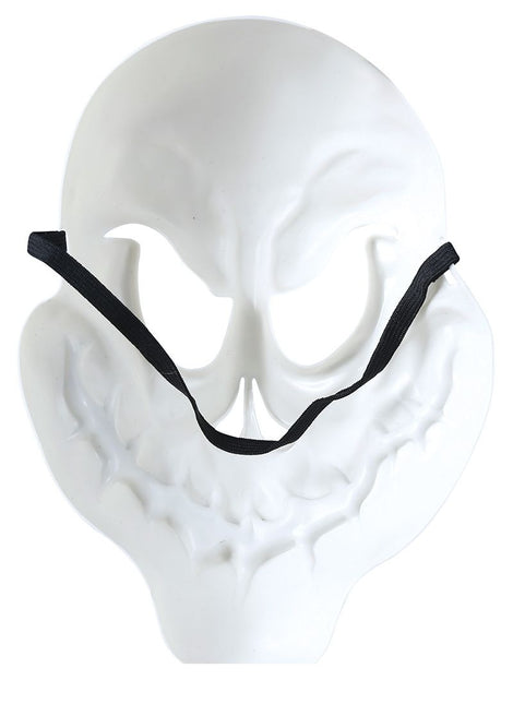 Biała maska na Halloween Duch