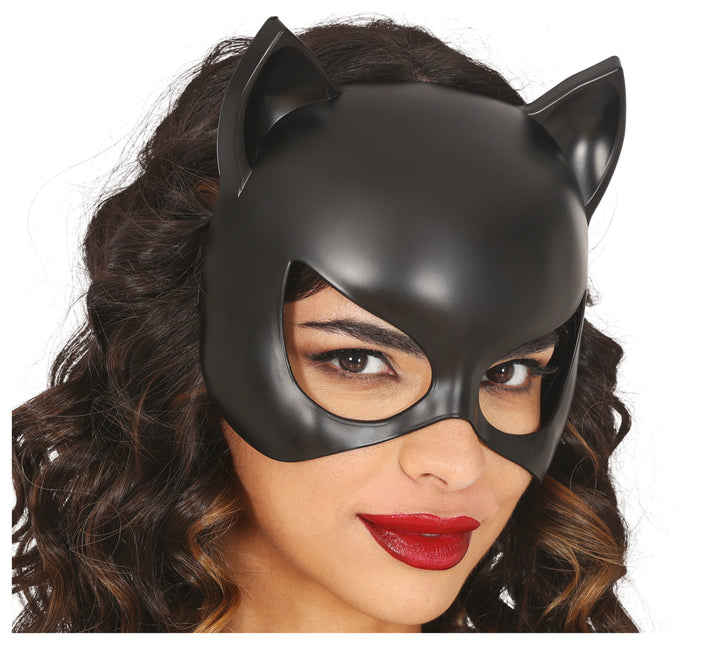 Maska Catwoman na pół twarzy