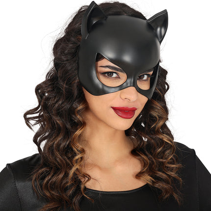Maska Catwoman na pół twarzy