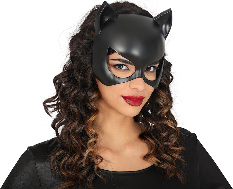 Maska Catwoman na pół twarzy