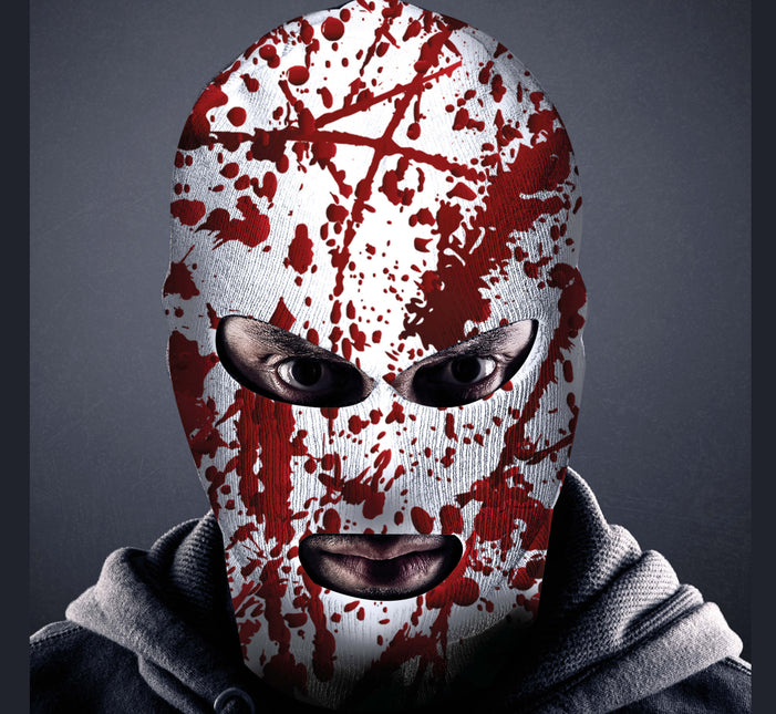 Kominiarka na Halloween White Blooded