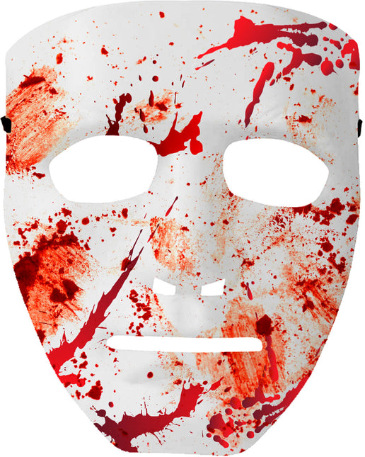 Maska na Halloween Biała Krwawa