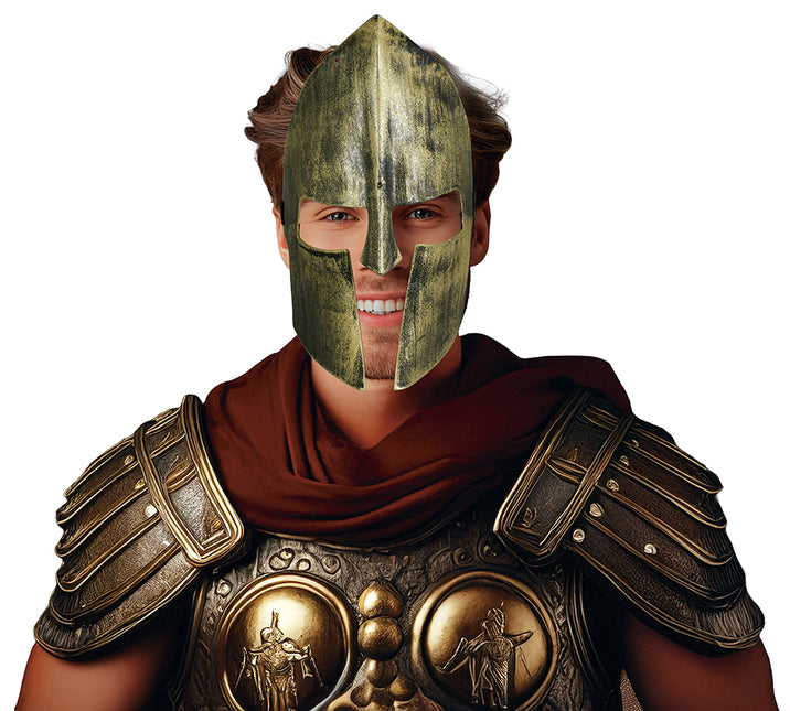 Maska gladiatora złoto-srebrna