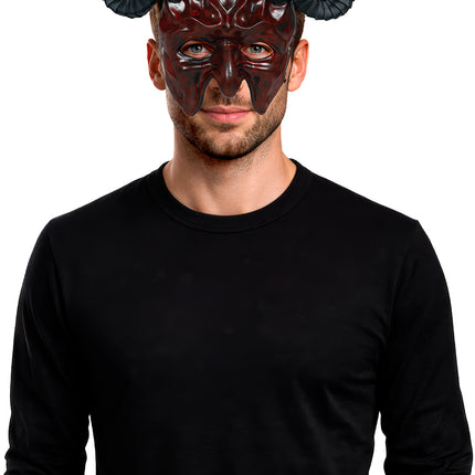 Maska na Halloween „Półdiabeł”