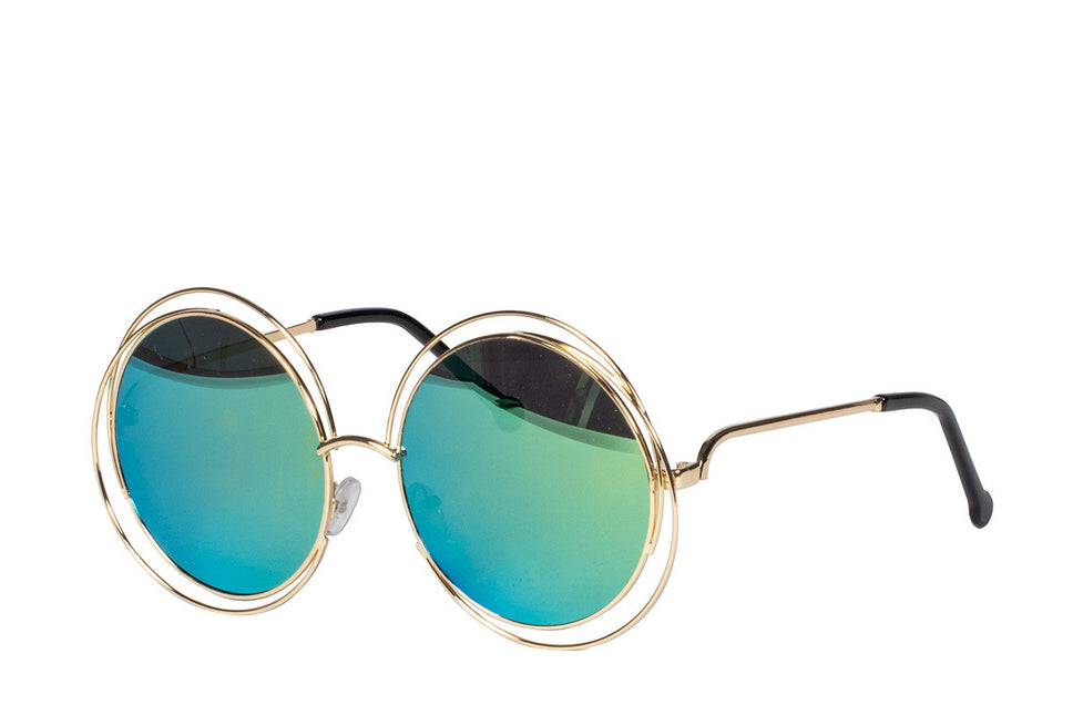 Okulary festiwalowe Zielony Niebieski