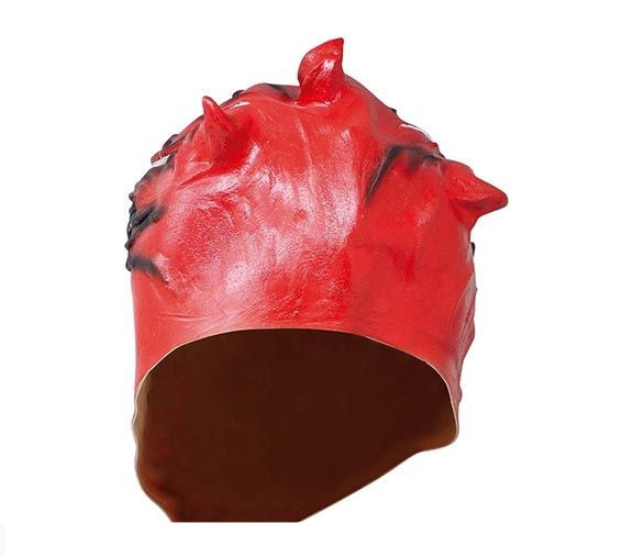 Czerwona maska potwora na Halloween