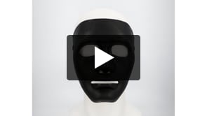 Maska mima Teatr czarny