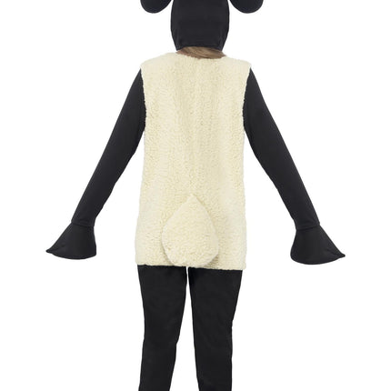 Kostium dziecięcy Shaun the Sheep - biały/czarny