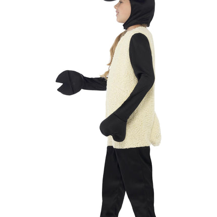 Kostium dziecięcy Shaun the Sheep - biały/czarny