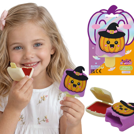 Halloween – balsam do ust dla dzieci z motywem dyniowego lodka