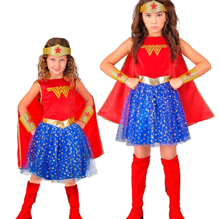 Wonder Girl Red Blue