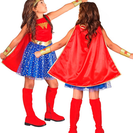 Wonder Girl Red Blue