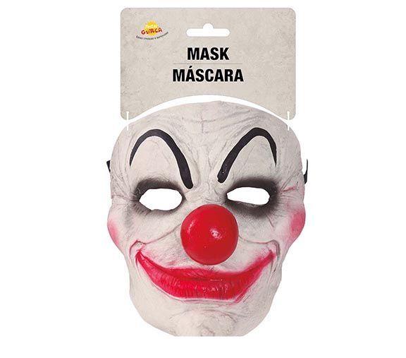 Półmaska klauna na Halloween