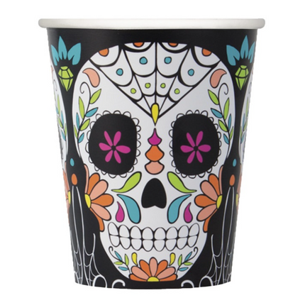 8 SKULL DAY DEAD Kubek 9OZ