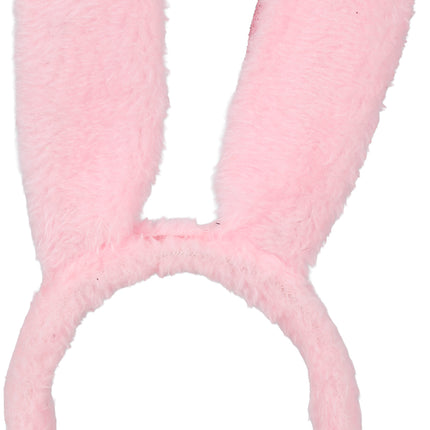 Różowa opaska z króliczkiem