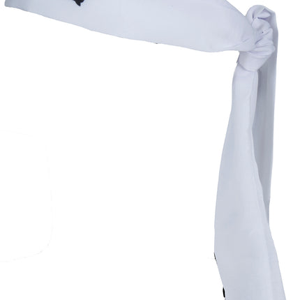 Opaska do karate biało-czerwona