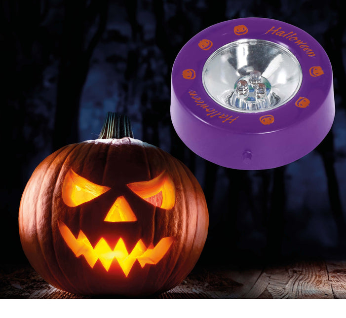Halloweenowe oświetlenie LED Dynia podświetlana 6,6 cm