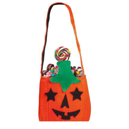 Halloweenowe wiaderko na cukierki Dynia 25 cm