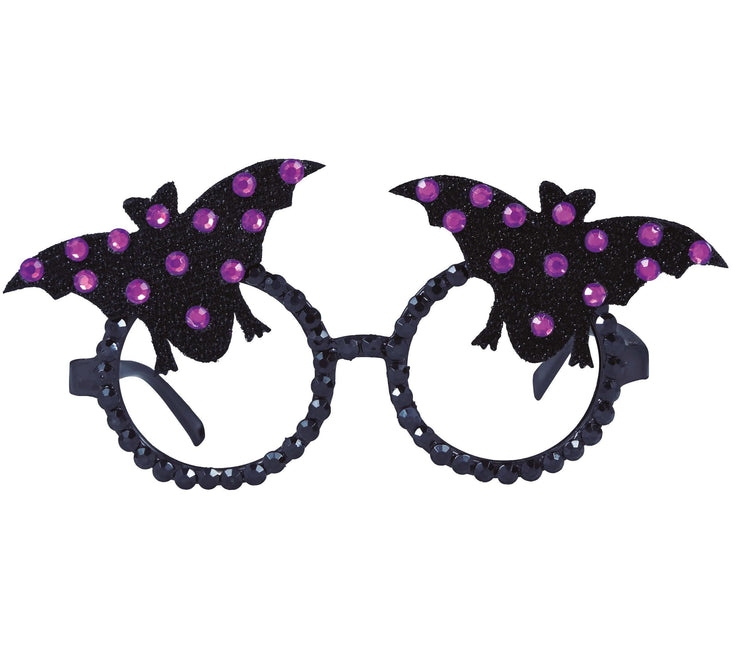 Okulary na Halloween Bat Glitter