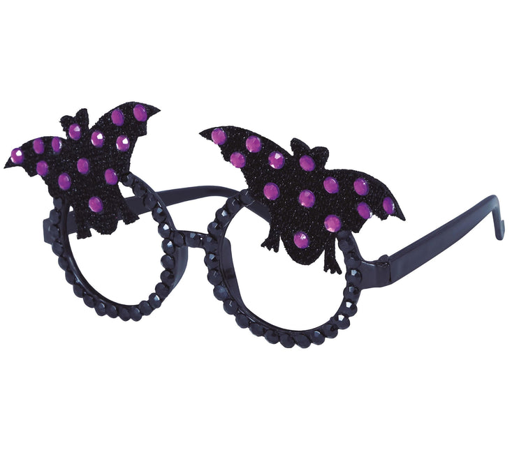 Okulary na Halloween Bat Glitter