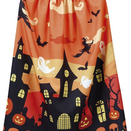 Pomarańczowa spódnica na Halloween