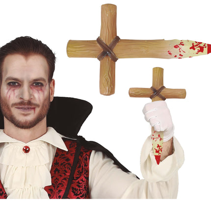 Krzyż Halloween Blood 30 cm