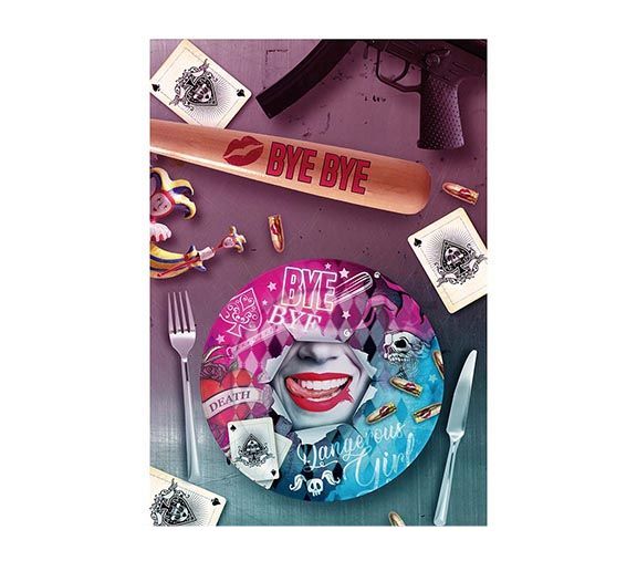 Talerze Suicide Squad 23cm 6szt