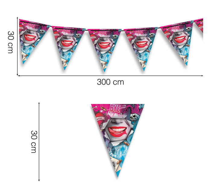 Girlanda Suicide Squad 3m